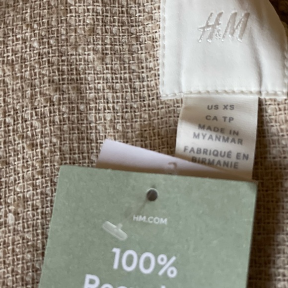 H&M Light beige Shacket NWT - Picture 9 of 11